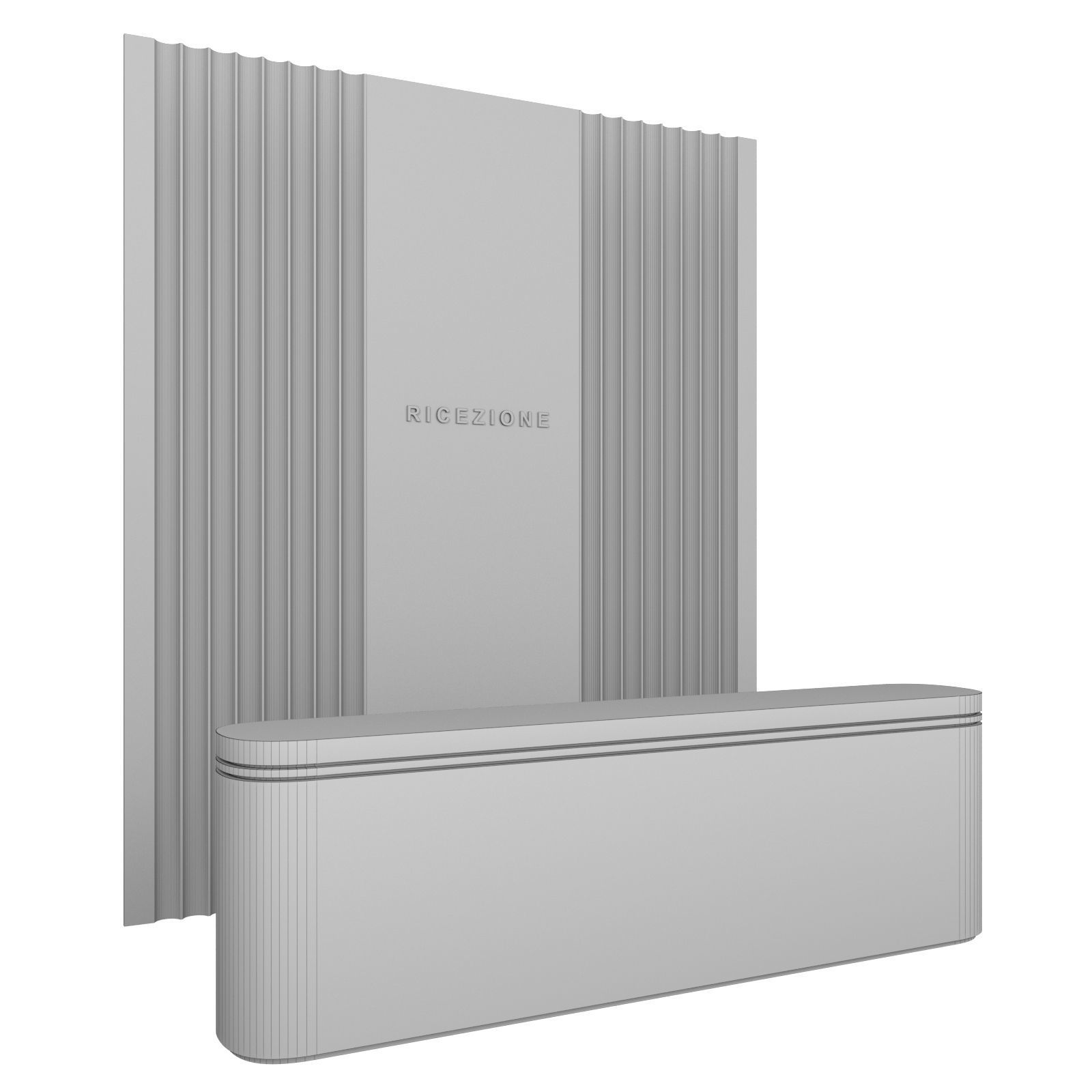 Reception 2 3D model_2