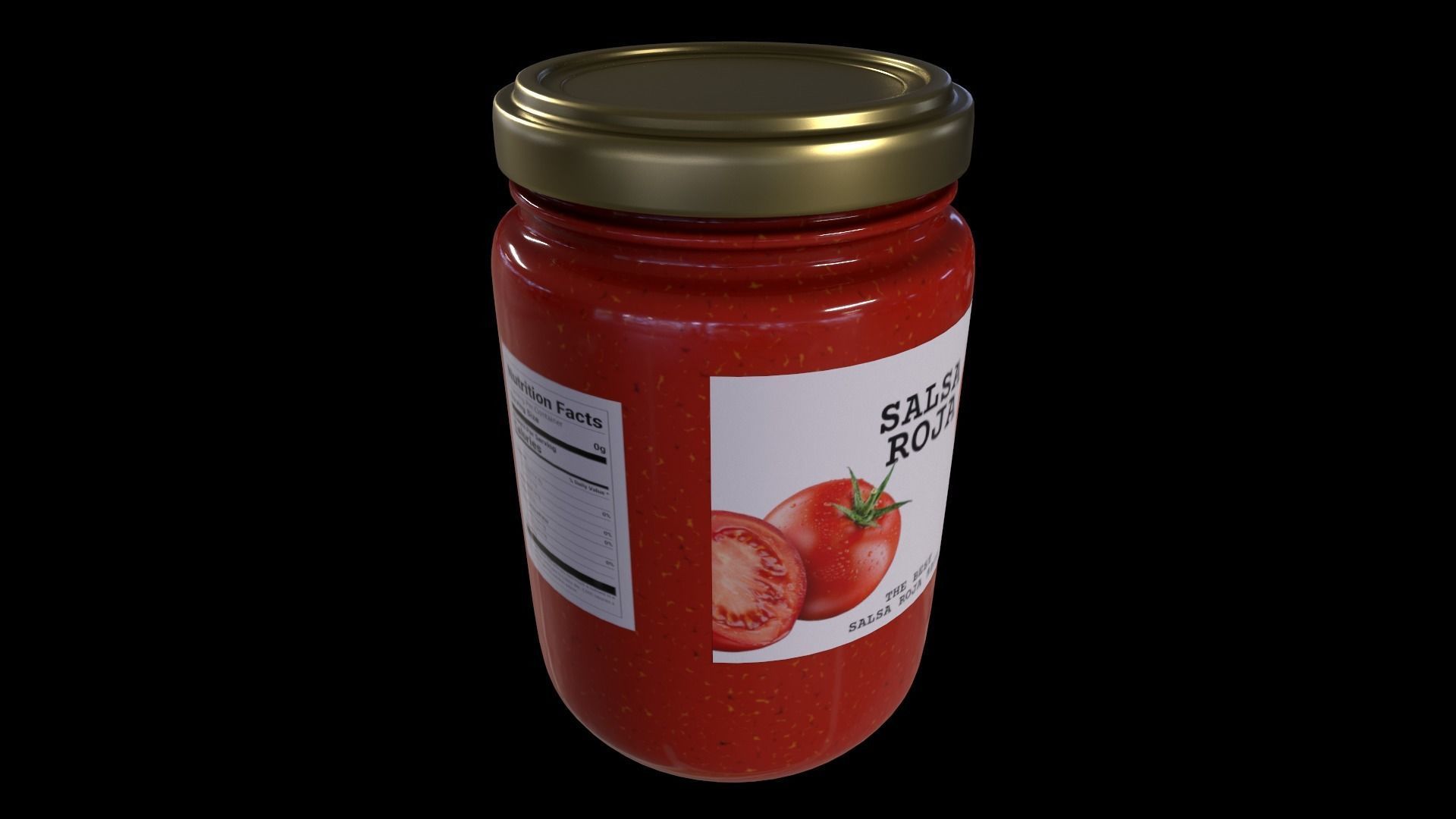 Salsas and Sauces-Salsa Roja-GAME READY PBR Low-poly 3D model_3