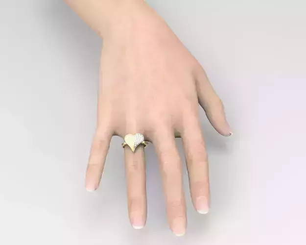 R 115 Heart Transform ring