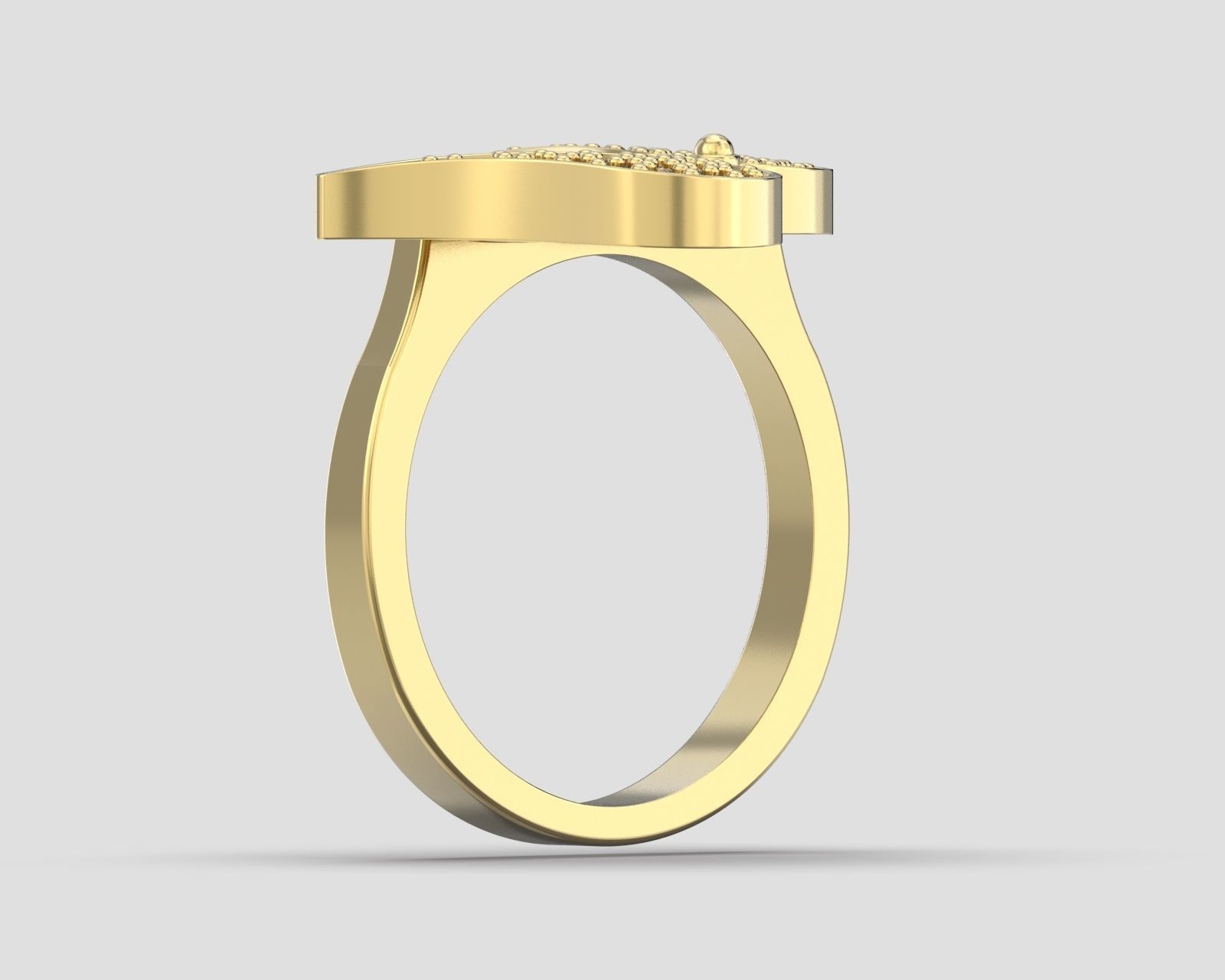 R 115 Heart Transform ring 3D print model_9
