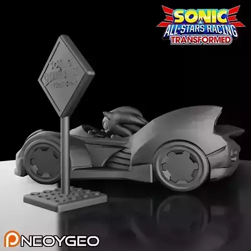 SONIC - SONIC and ALL-STARS RACING TRANSFORMED 3D print model