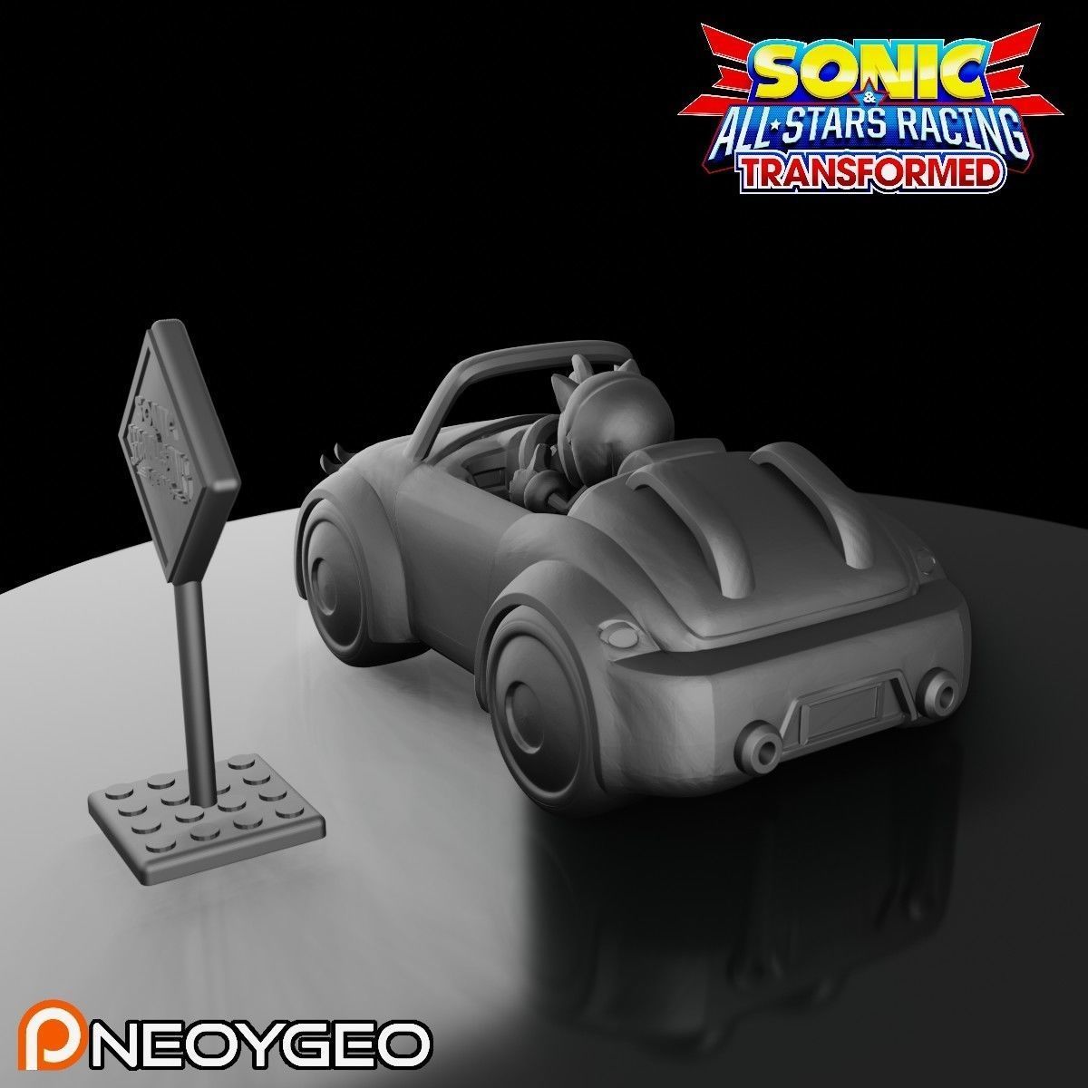 AMY - SONIC and ALL-STARS RACING TRANSFORMED 3D print model_1