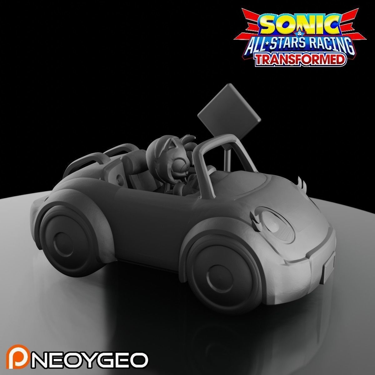 AMY - SONIC and ALL-STARS RACING TRANSFORMED 3D print model_2