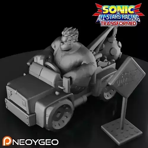 WRECK IT RALPH - SONIC and ALL-STARS RACING TRANSFORMED 3D print model
