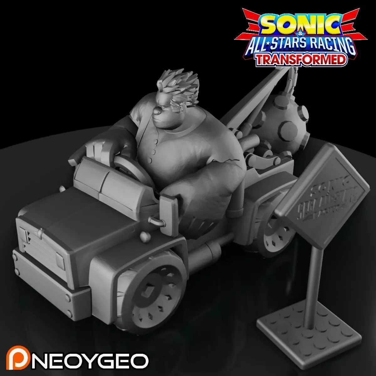WRECK IT RALPH - SONIC and ALL-STARS RACING TRANSFORMED 3D print model_0