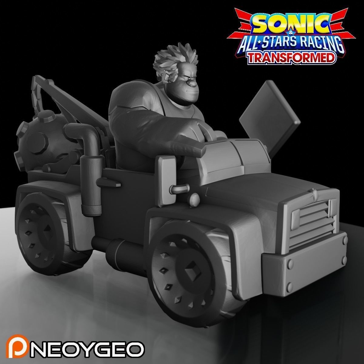 WRECK IT RALPH - SONIC and ALL-STARS RACING TRANSFORMED 3D print model_1