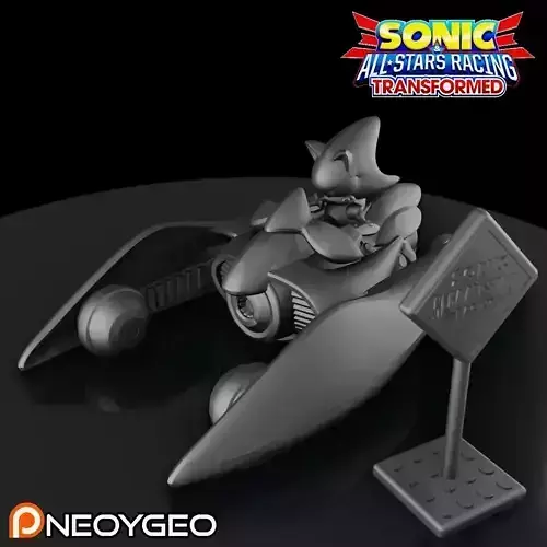 METAL SONIC - SONIC and ALL-STARS RACING TRANSFORMED Free 3D print model