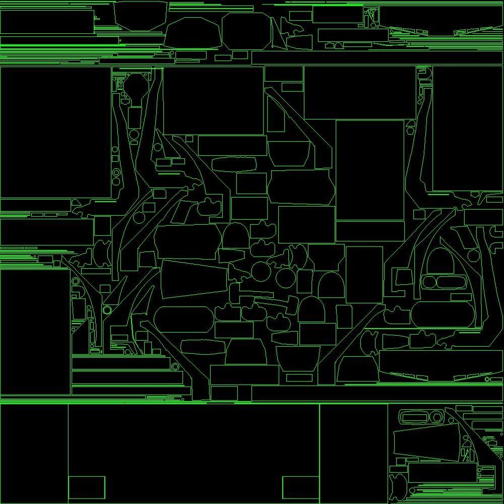 Dump truck with Snowplow Low-poly 3D model_61