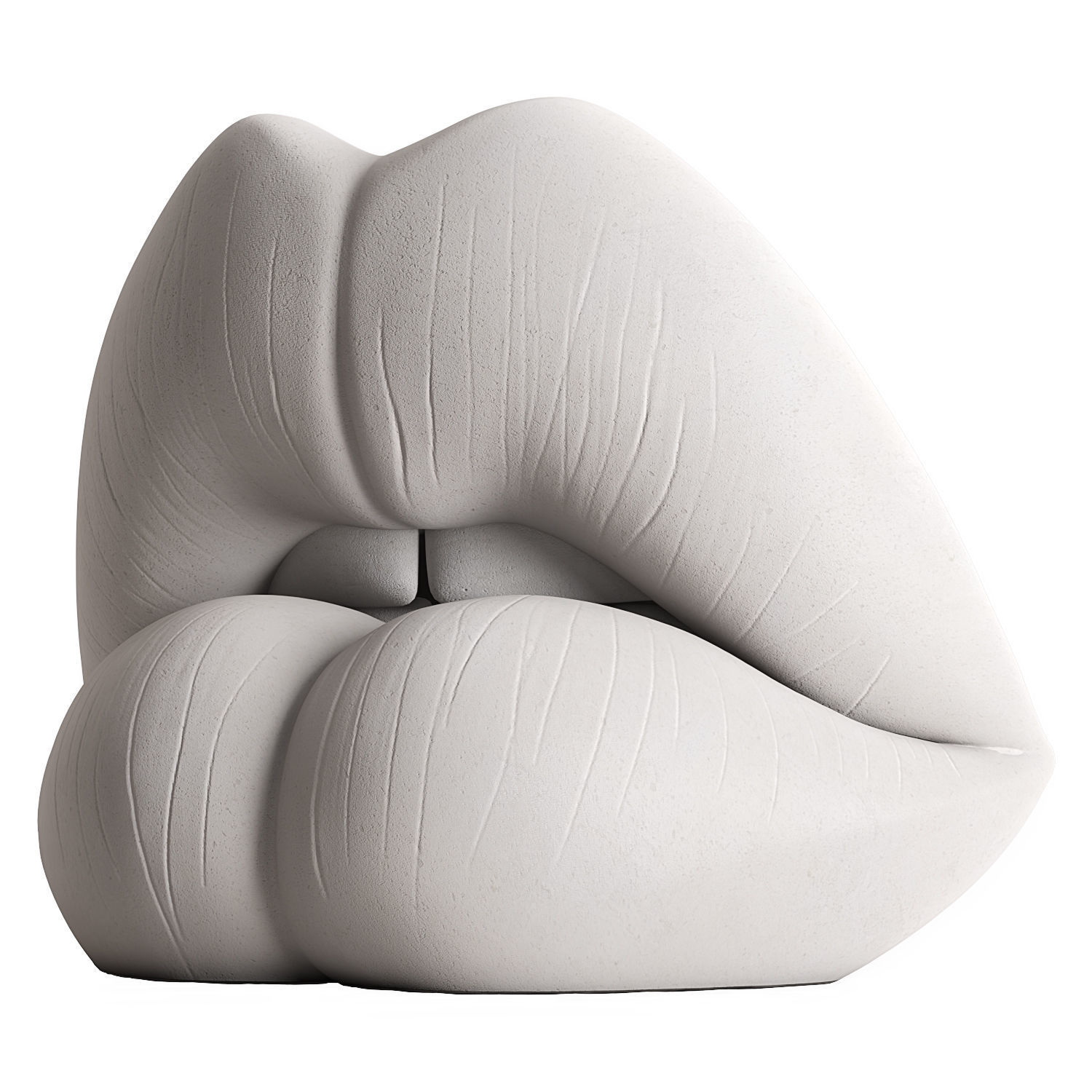 Sculpture Lips 3D model_2