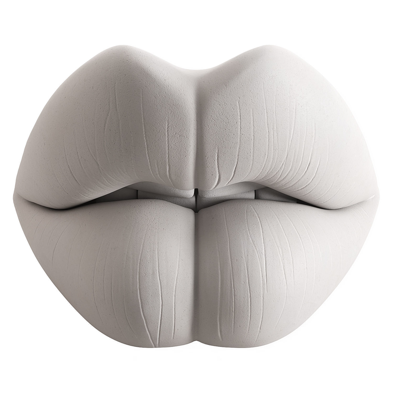 Sculpture Lips 3D model_4