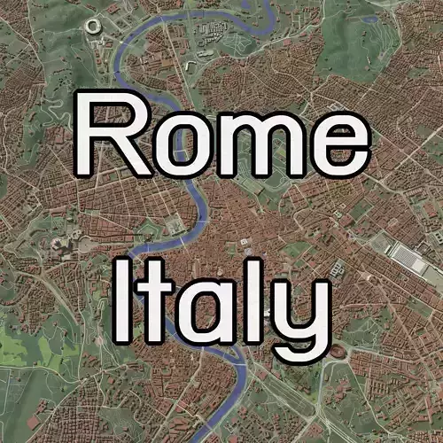 Rome Italy - city and urban 3D model
