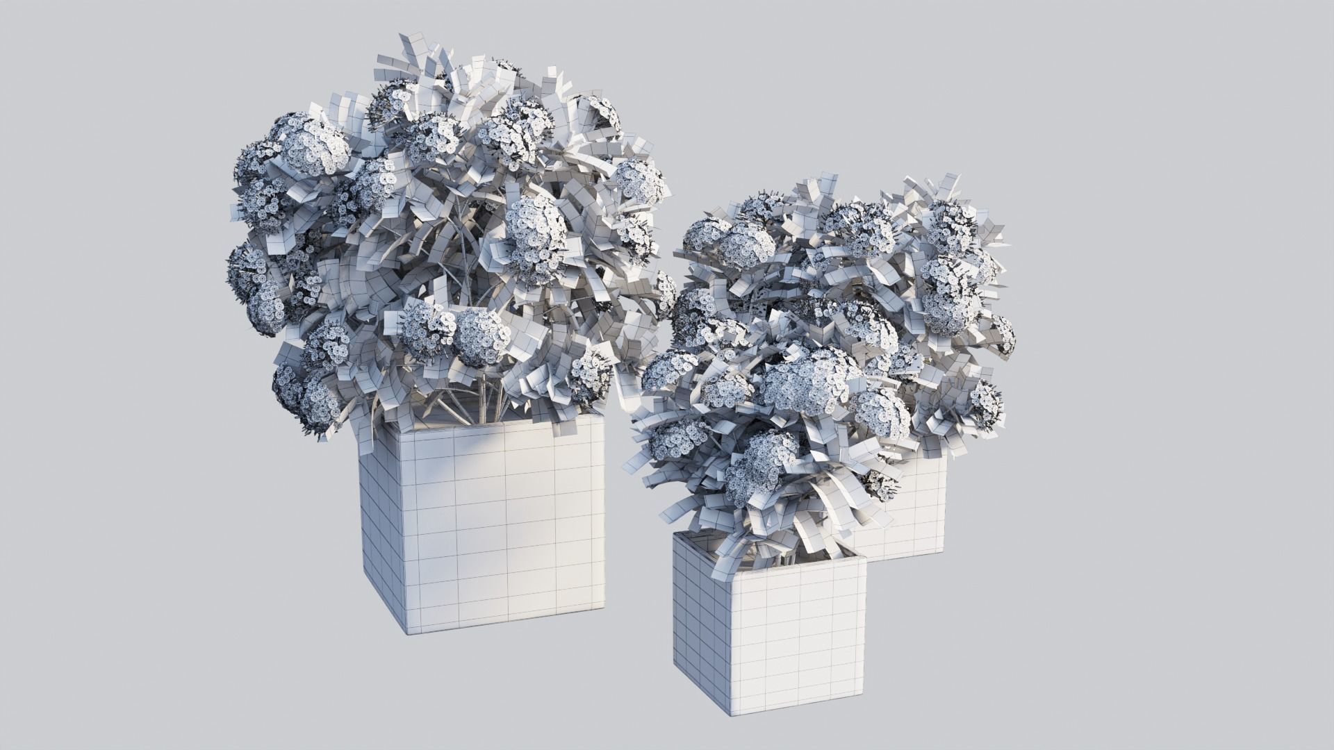 Ixora planter 03 3D model_9