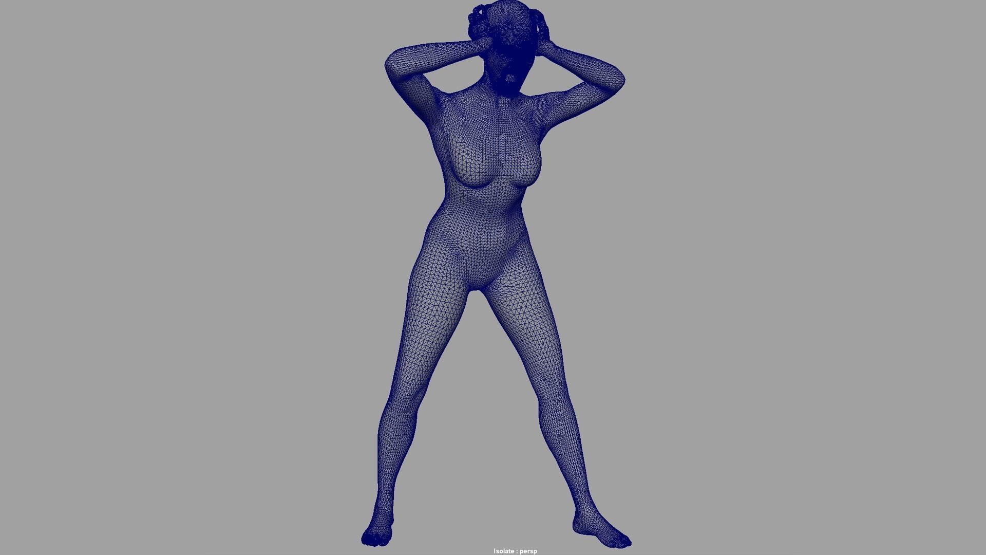 Anger Pose 3D print model_10