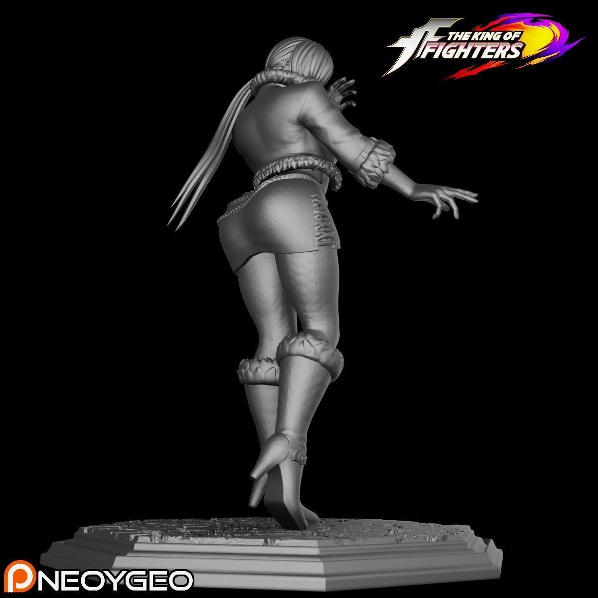 SHERMIE - THE KING OF FIGHTERS 3D print model_2