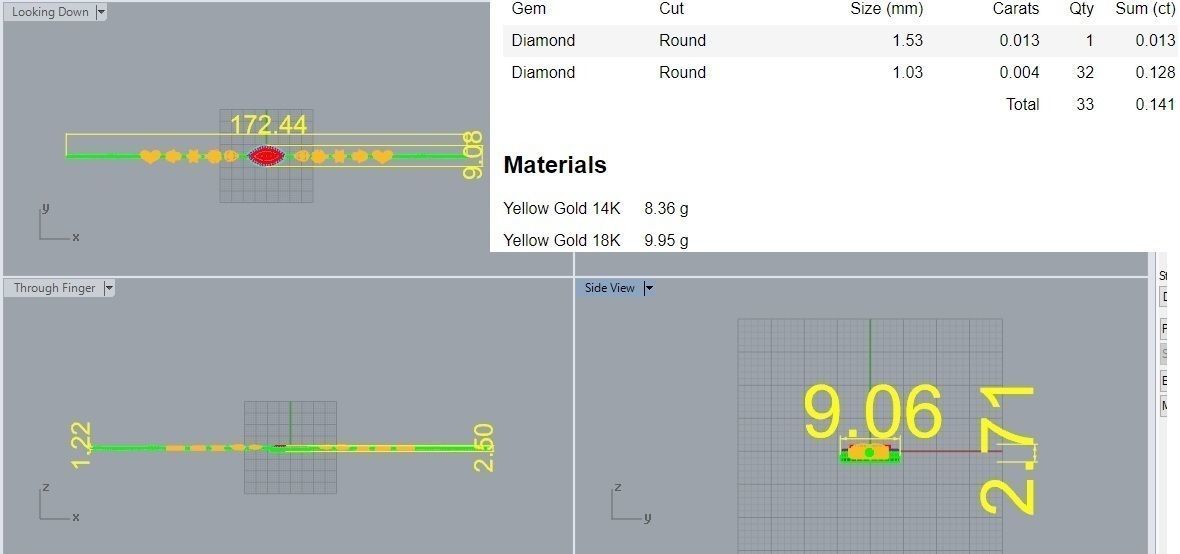 Evil Eye Bracelet 3D print model_3