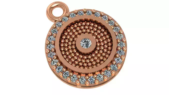 Circle of life Diamond Pendant Necklace