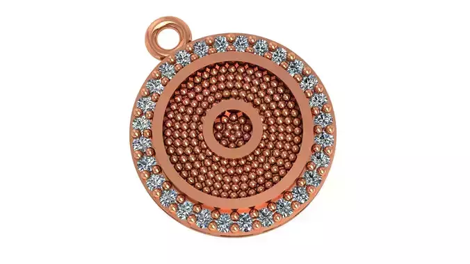 Circle of life Diamond Pendant Necklace