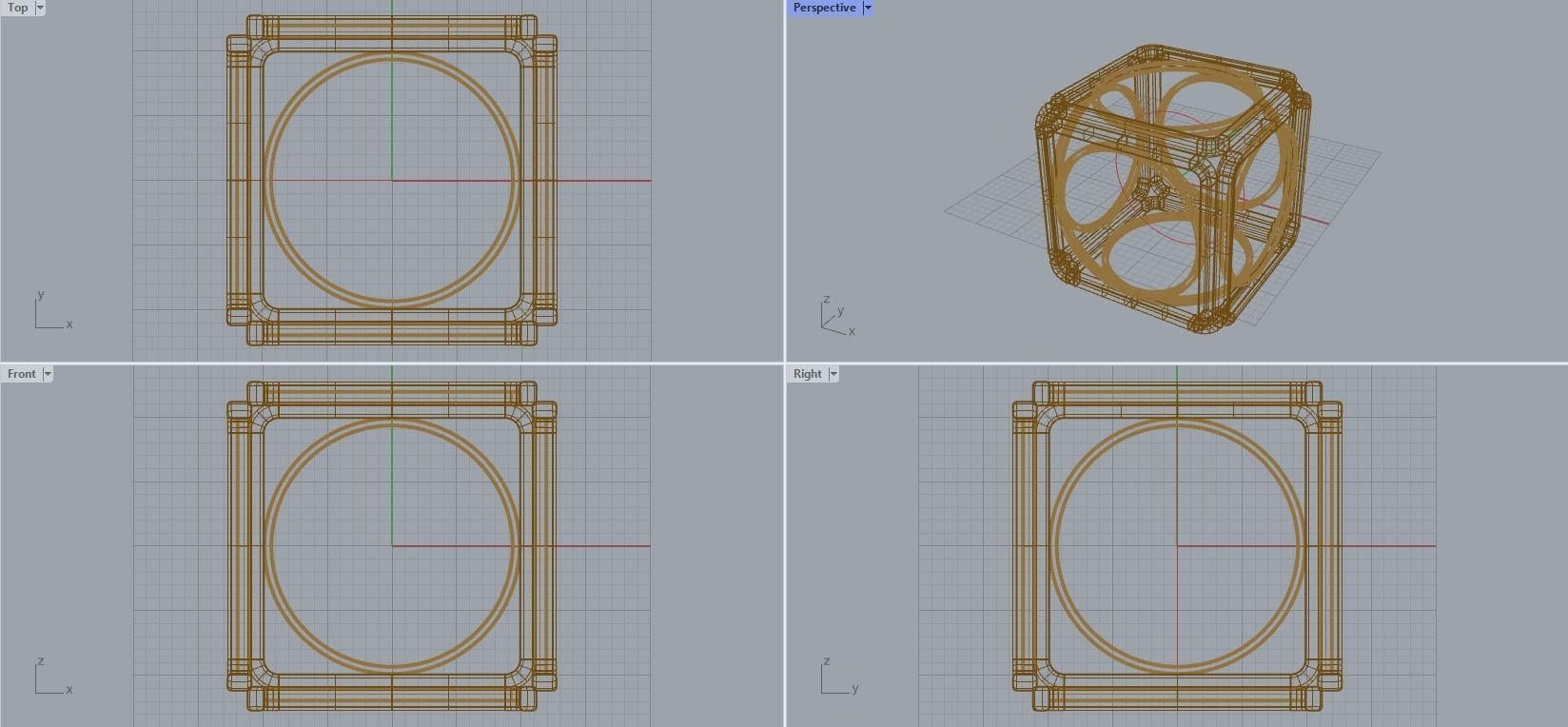 R 118 Cube ring 3D print model_12