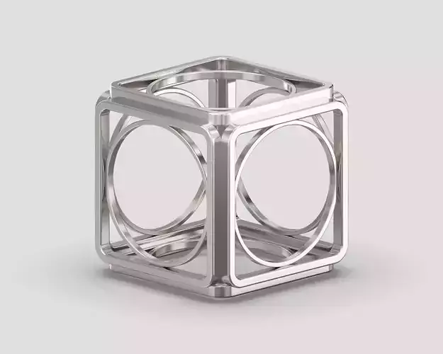 R 118 Cube ring