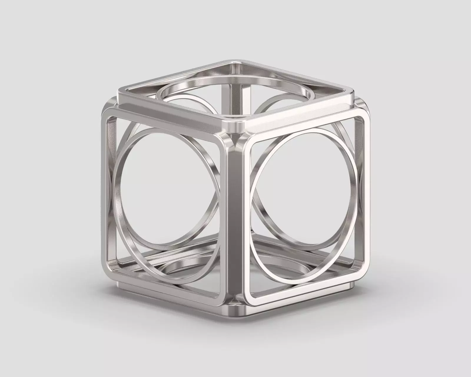 R 118 Cube ring 3D print model_0