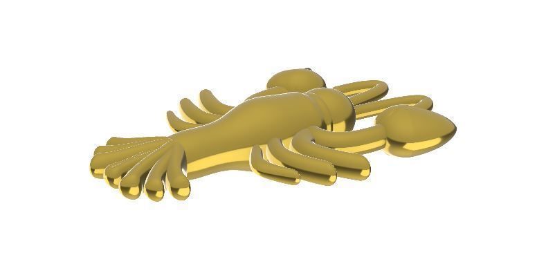 3D Lobster  3D print model_1