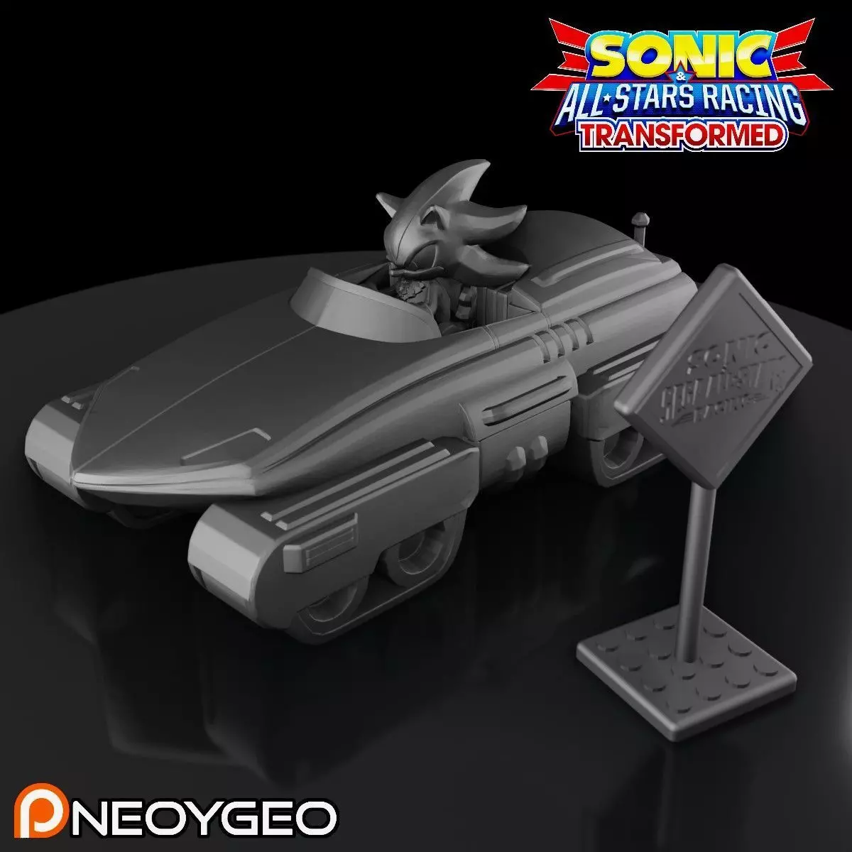 SHADOW - SONIC and ALL-STARS RACING TRANSFORMED 3D print model