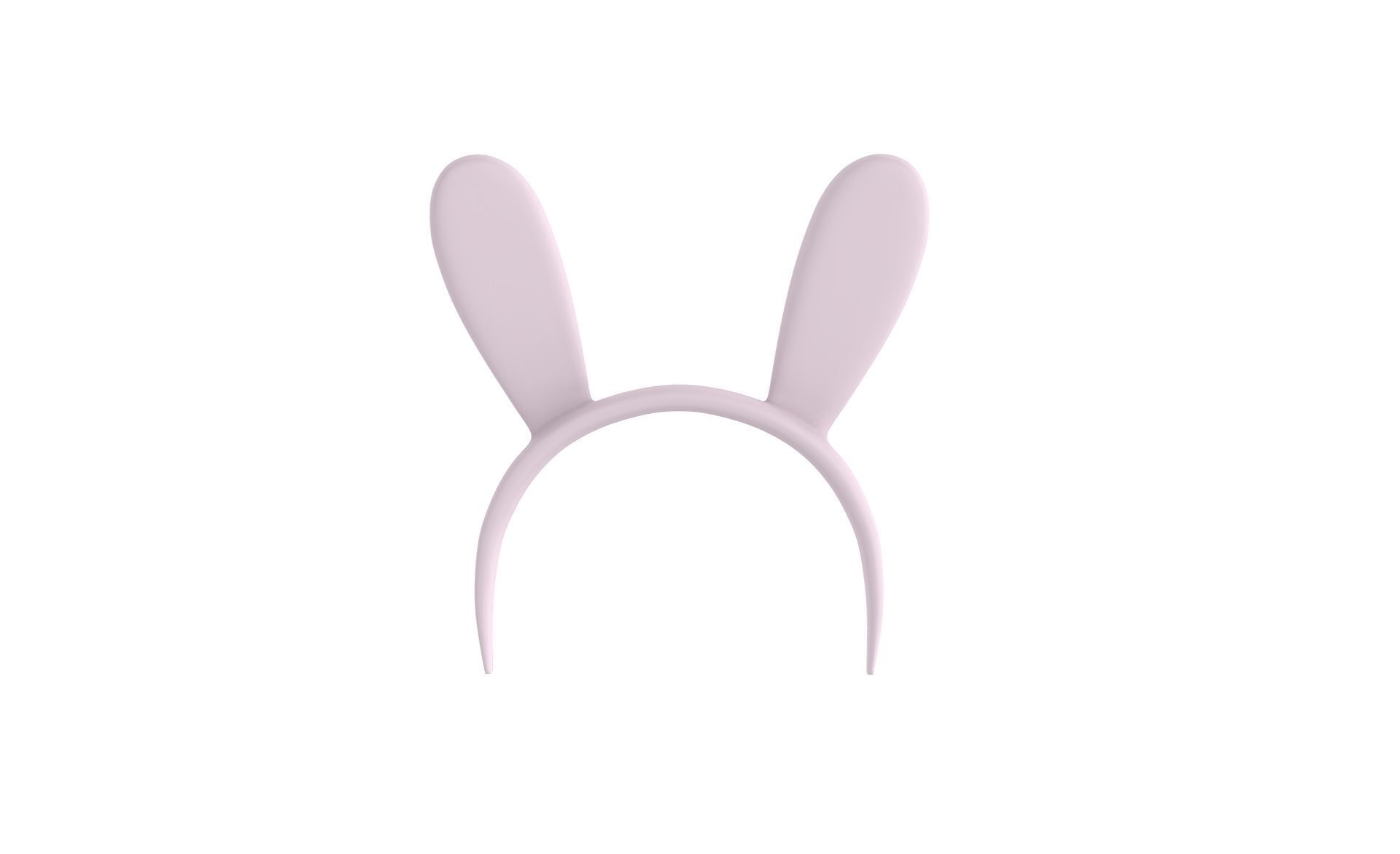 Prop44 Rabbit Headband Low-poly 3D model_12