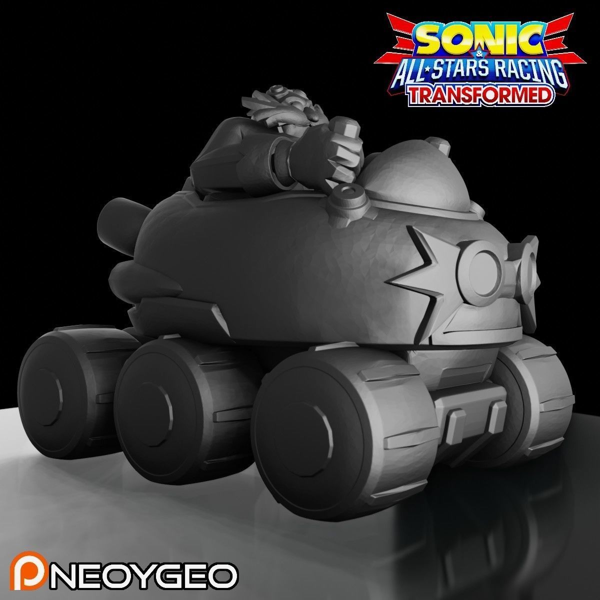 DR EGGMAN - ROBOTNIK - SONIC and ALL-STARS RACING TRANSFORMED 3D print model_1