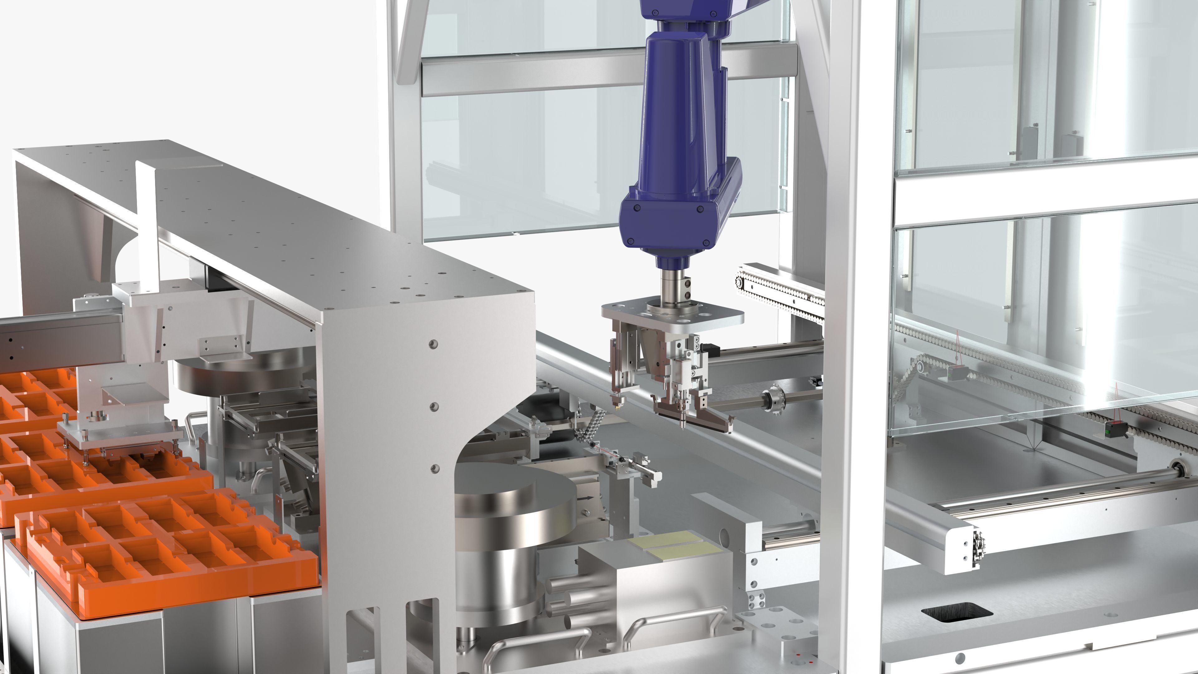 Automatic PCB Insertion Machine 3D model_12