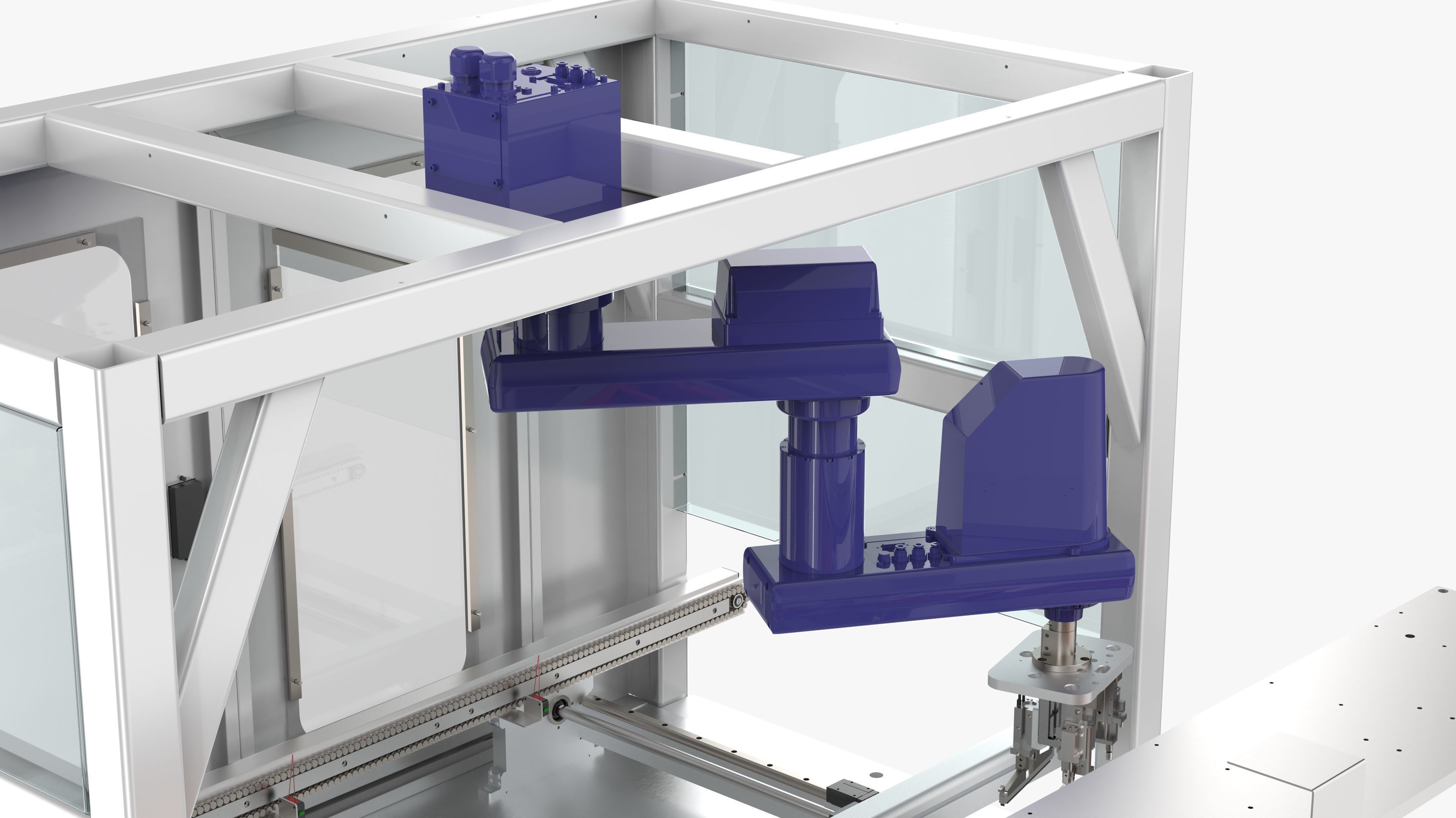 Automatic PCB Insertion Machine 3D model_13