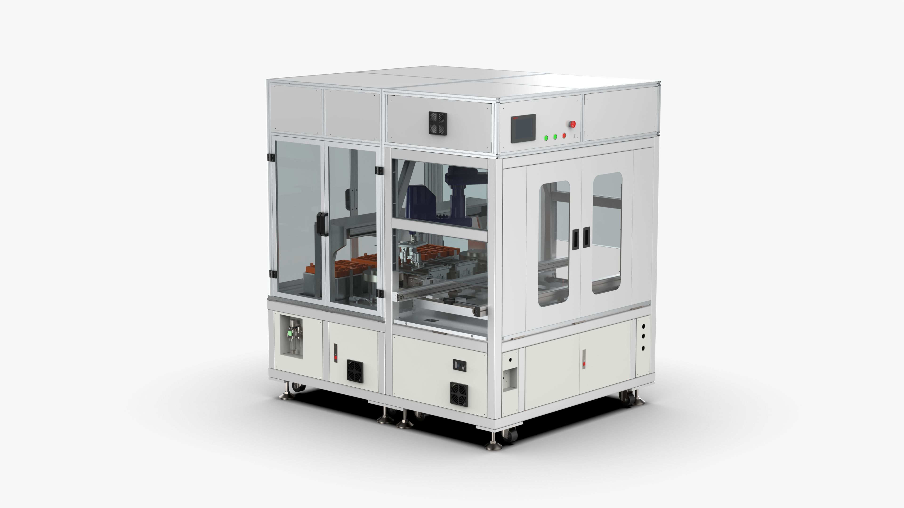 Automatic PCB Insertion Machine 3D model_2