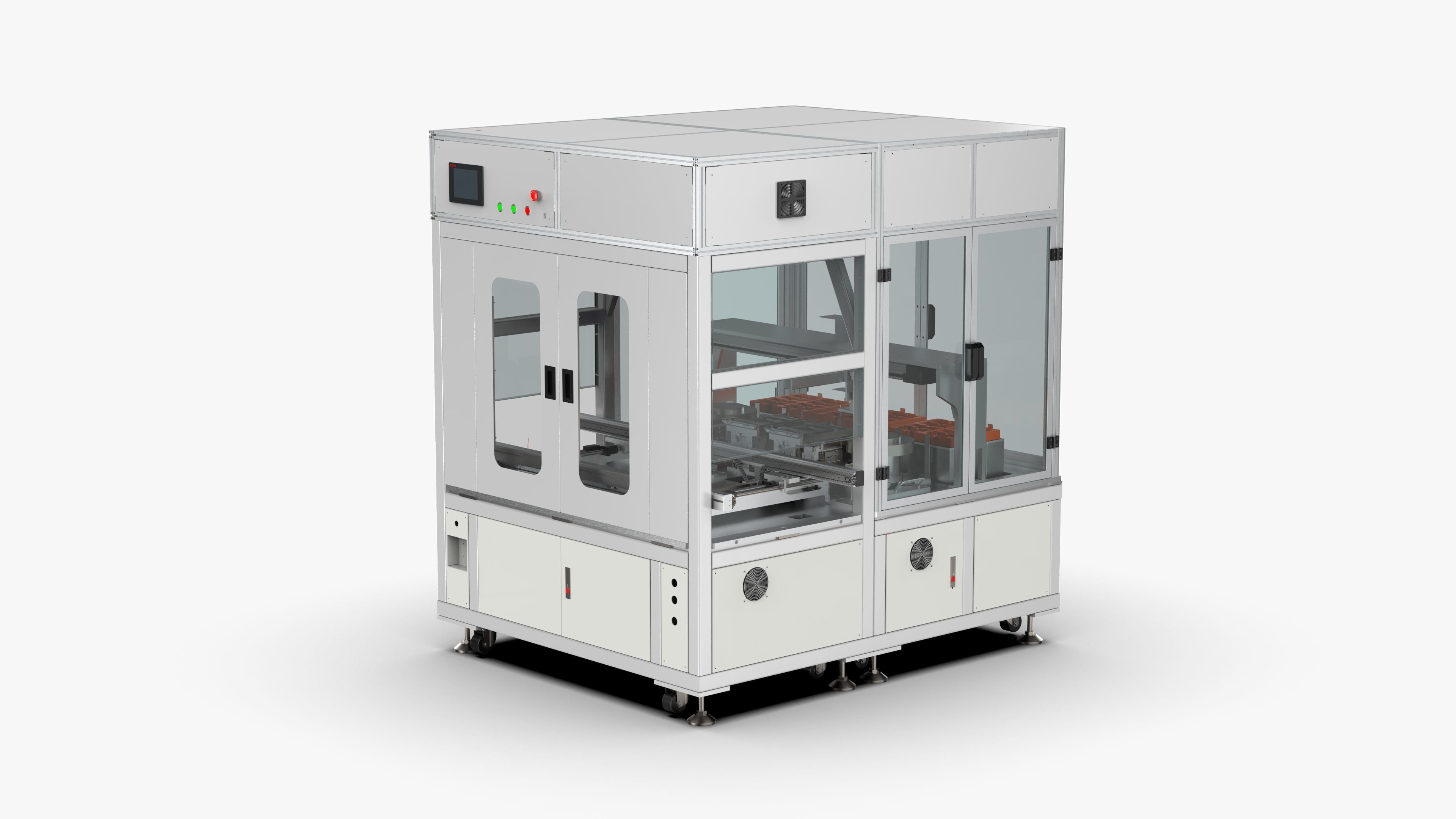 Automatic PCB Insertion Machine 3D model_1