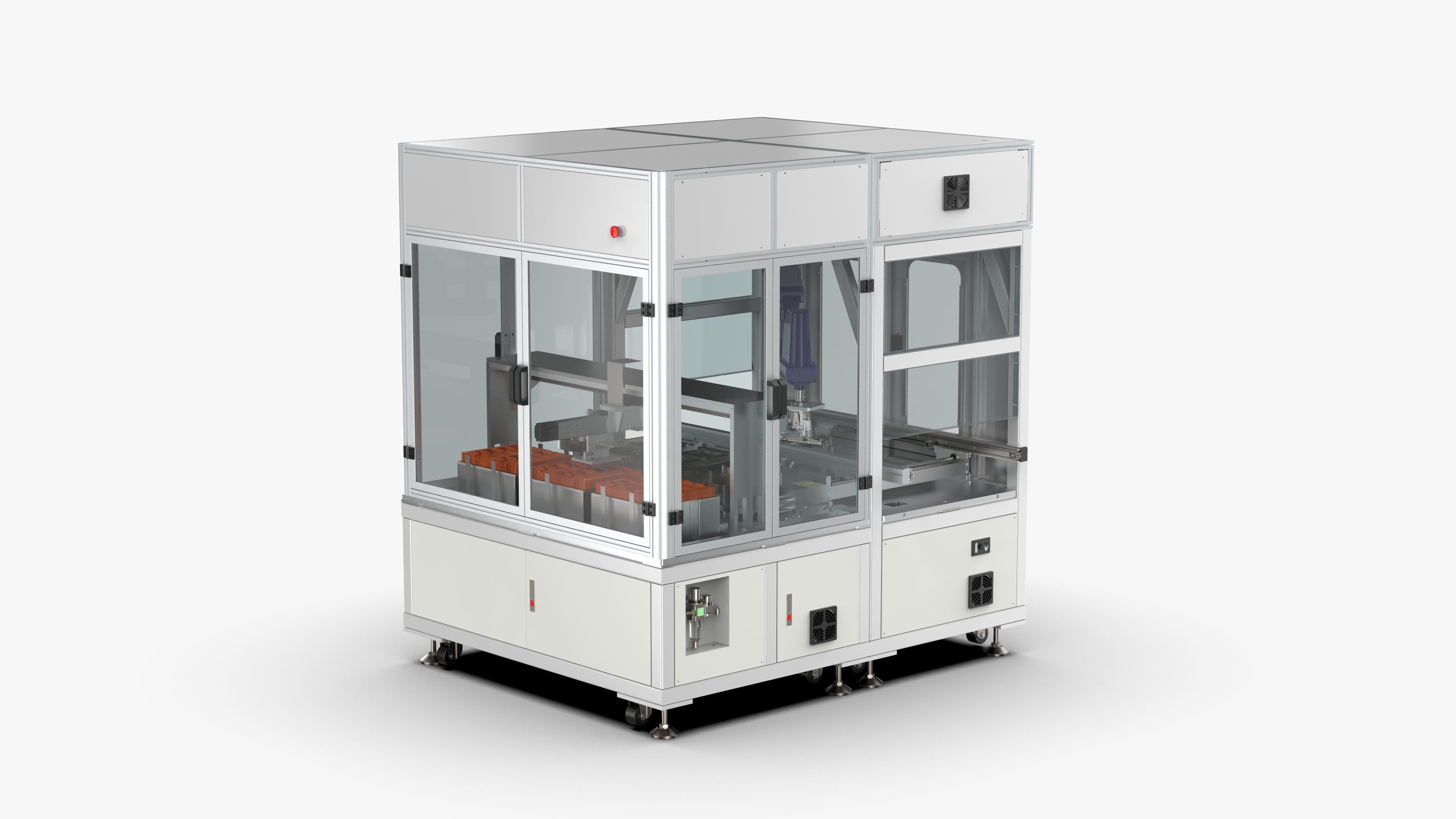 Automatic PCB Insertion Machine 3D model_3