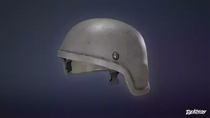 MILITARY - Helmet 01 - LOW POLY
