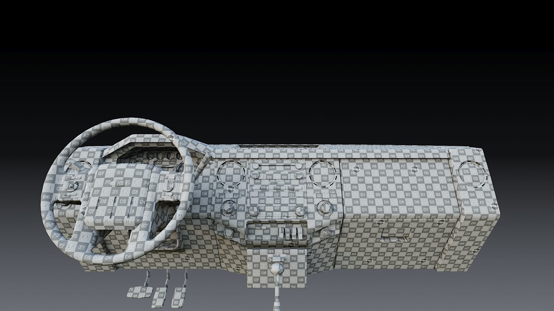 F-550 FDNY Emergency CREW Low-poly 3D model_53