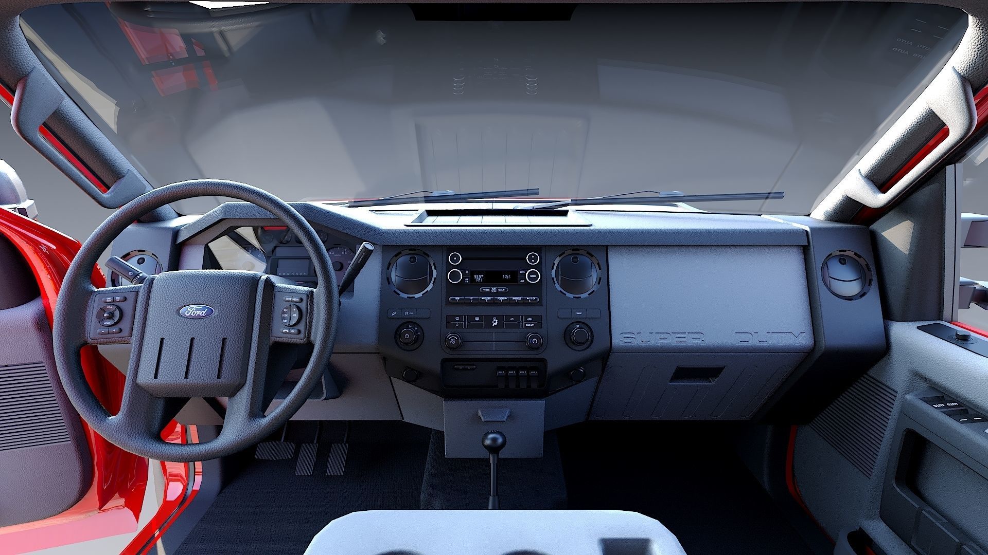 F-550 FDNY Emergency CREW Low-poly 3D model_17