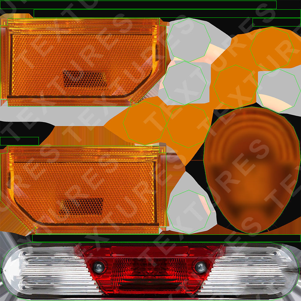 F-550 FDNY Emergency CREW Low-poly 3D model_54