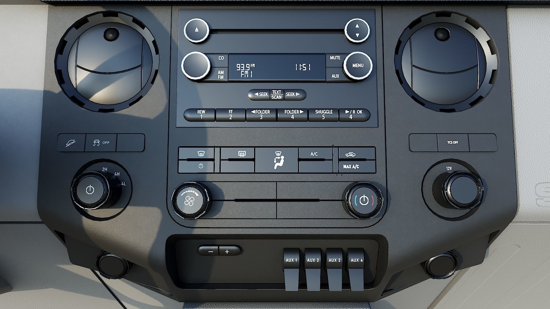 F-550 FDNY Emergency CREW Low-poly 3D model_51