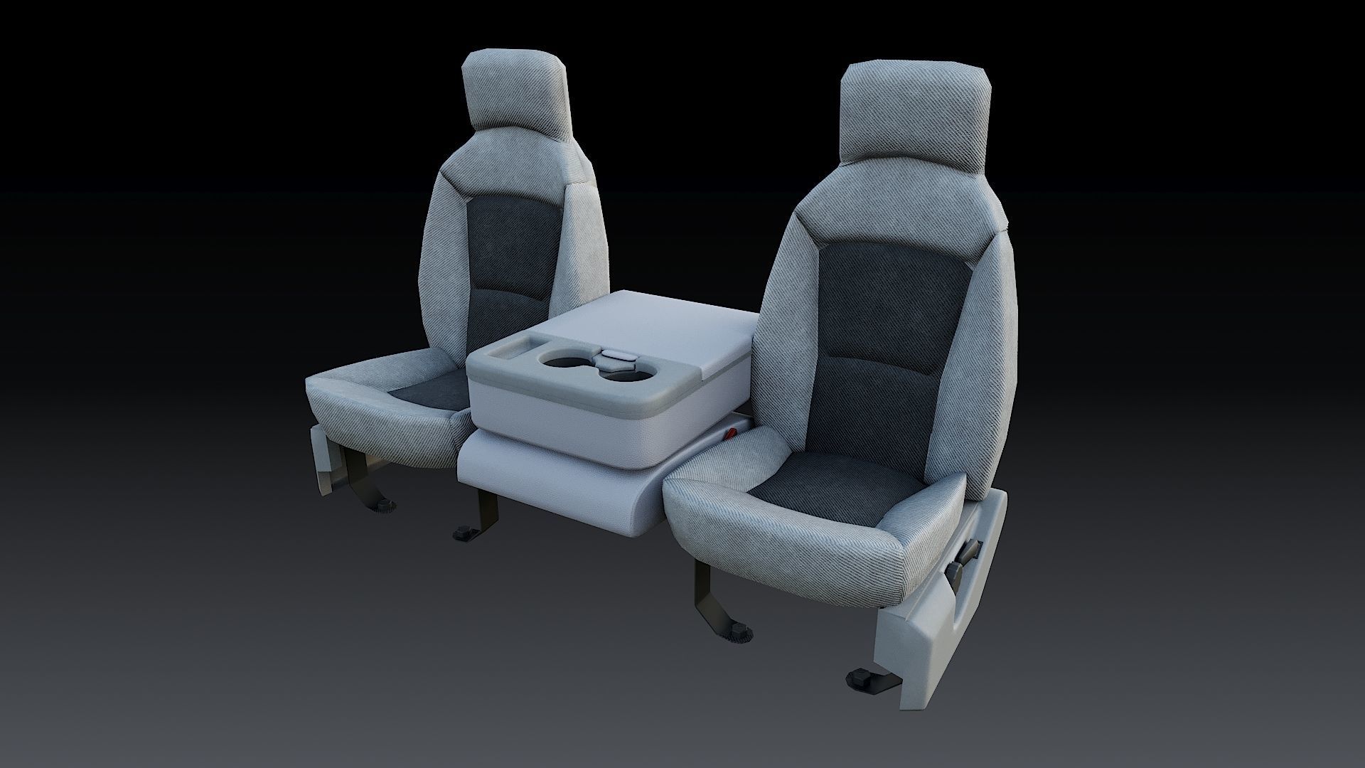 F-550 FDNY Emergency CREW Low-poly 3D model_47