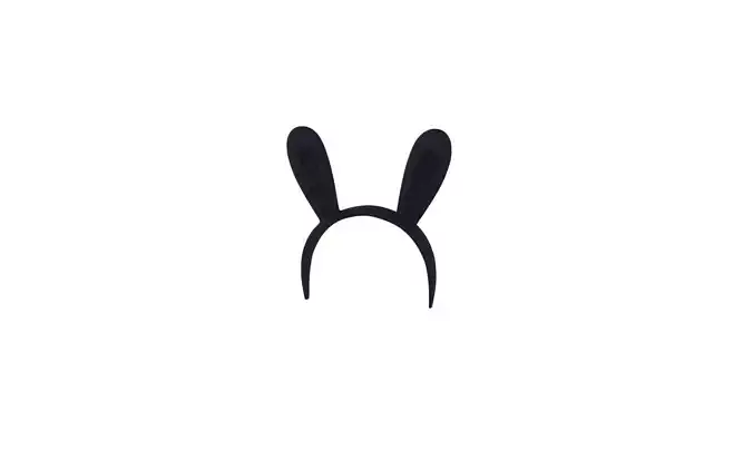 Prop46 Bunny Headband Low-poly 3D model