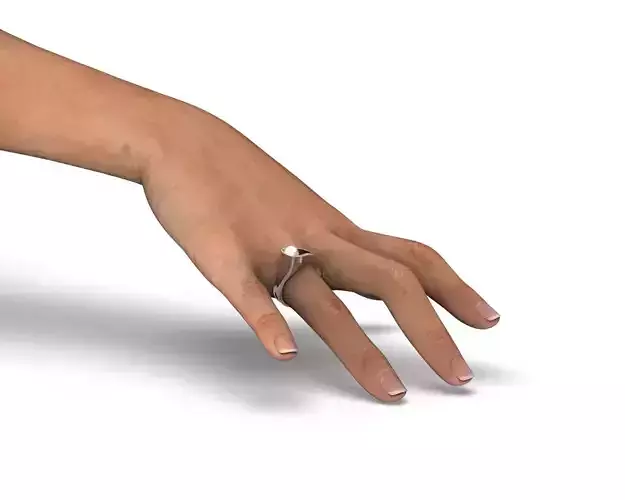 R 159 ring with pearl