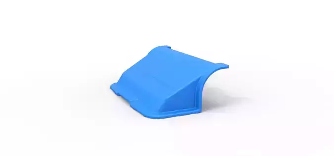 Nose for Asphalt Outlaw Super late model Scale 1 to 25