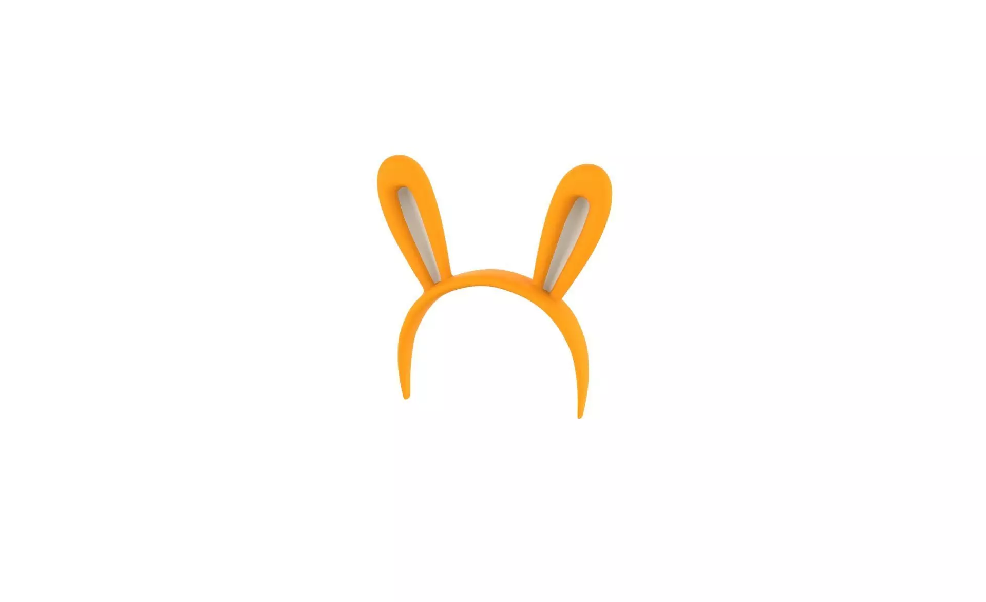 Prop47 Bunny Headband Low-poly 3D model