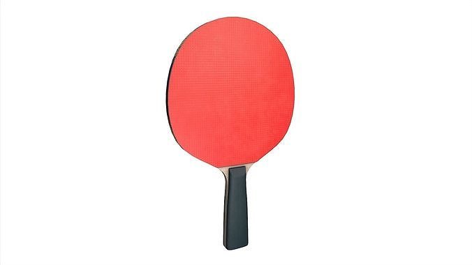 Table Tennis Racket Low-poly 3D model