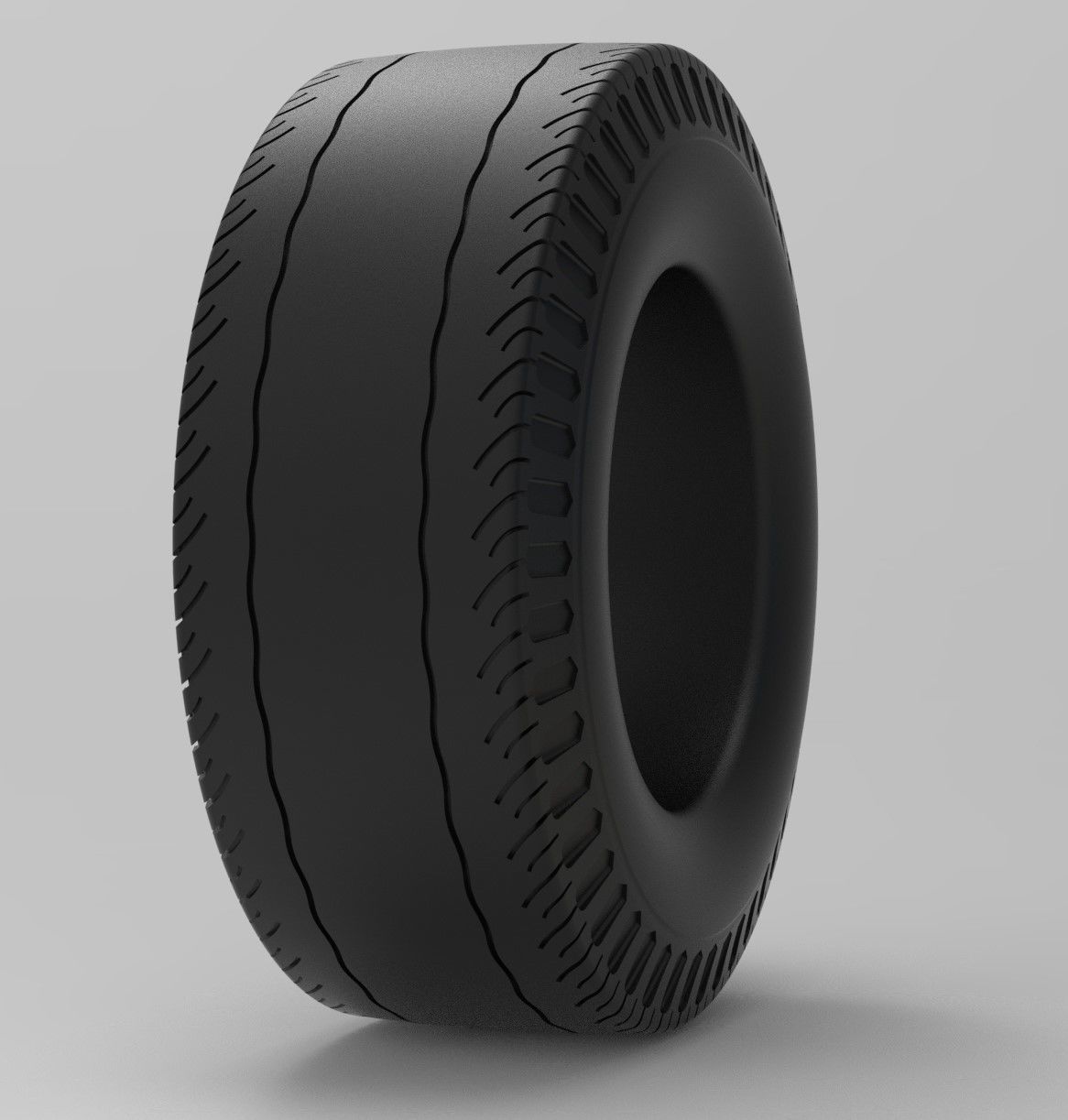 Mold for diecast rear tire of vintage dragster 2 Scale 1 to 10 3D print model_7