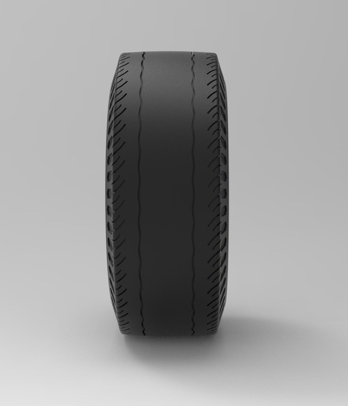 Mold for diecast rear tire of vintage dragster 2 Scale 1 to 10 3D print model_6