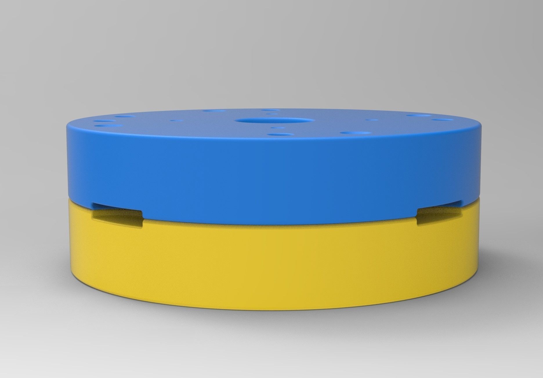 Mold for diecast rear tire of vintage dragster 2 Scale 1 to 10 3D print model_3