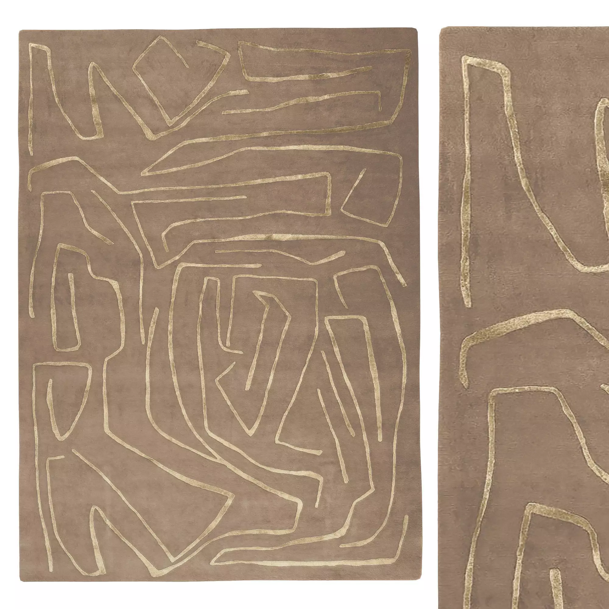 Tableau Salmon RUG 3D model_0