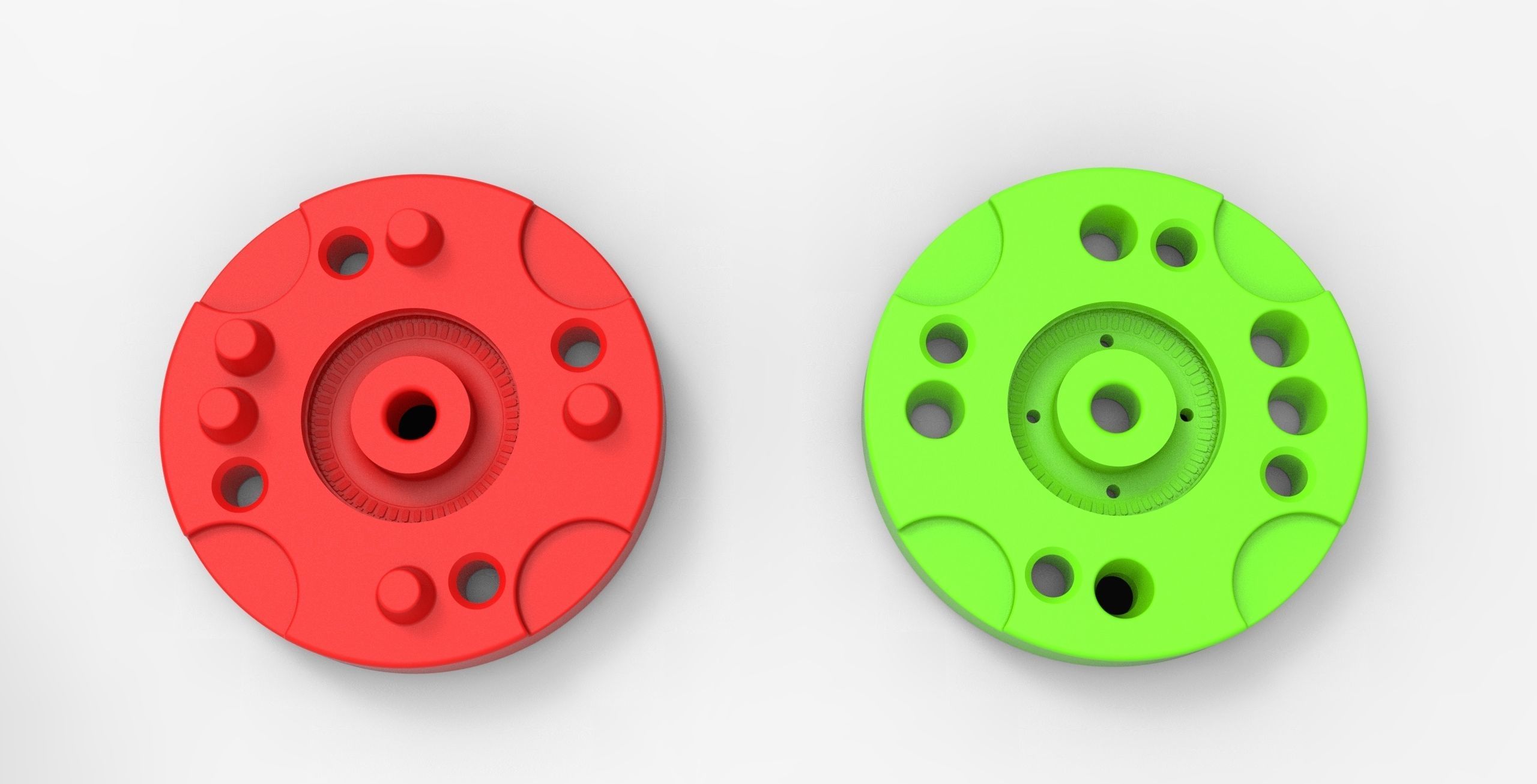 Mold for diecast rear tire of vintage dragster 2 Scale 1 to 25 3D print model_5