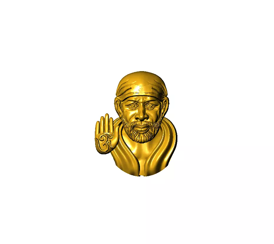 Sai baba statue 3D print model